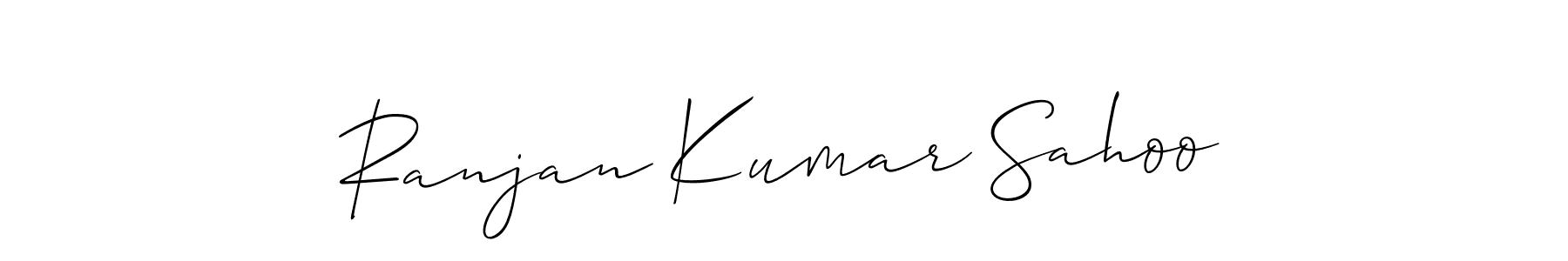 How to make Ranjan Kumar Sahoo signature? Allison_Script is a professional autograph style. Create handwritten signature for Ranjan Kumar Sahoo name. Ranjan Kumar Sahoo signature style 2 images and pictures png