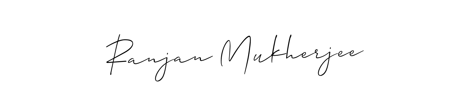 Similarly Allison_Script is the best handwritten signature design. Signature creator online .You can use it as an online autograph creator for name Ranjan Mukherjee. Ranjan Mukherjee signature style 2 images and pictures png