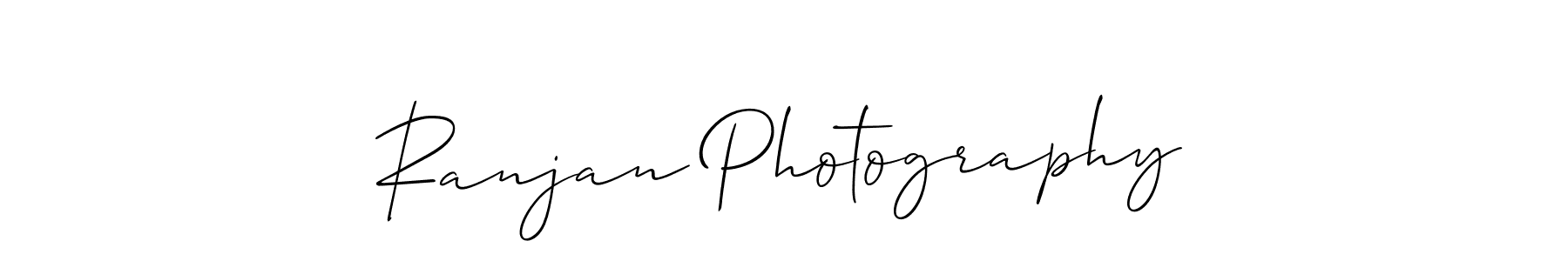 if you are searching for the best signature style for your name Ranjan Photography. so please give up your signature search. here we have designed multiple signature styles  using Allison_Script. Ranjan Photography signature style 2 images and pictures png