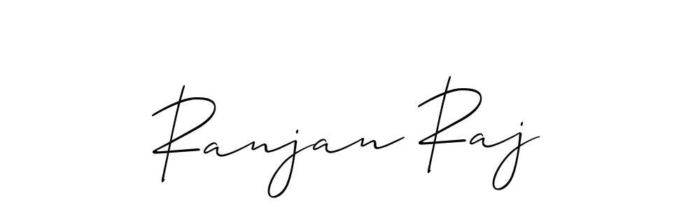 Similarly Allison_Script is the best handwritten signature design. Signature creator online .You can use it as an online autograph creator for name Ranjan Raj. Ranjan Raj signature style 2 images and pictures png