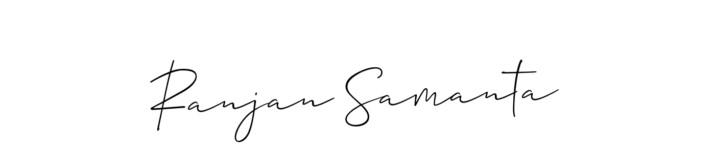 Similarly Allison_Script is the best handwritten signature design. Signature creator online .You can use it as an online autograph creator for name Ranjan Samanta. Ranjan Samanta signature style 2 images and pictures png