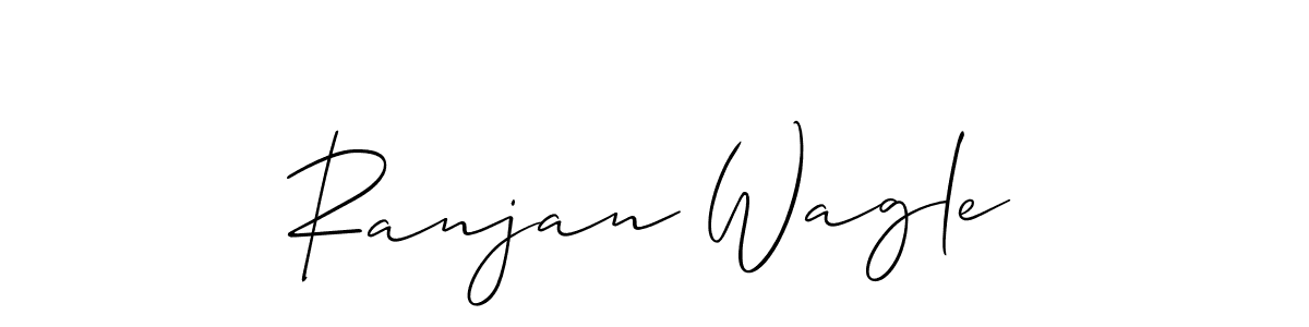 How to Draw Ranjan Wagle signature style? Allison_Script is a latest design signature styles for name Ranjan Wagle. Ranjan Wagle signature style 2 images and pictures png