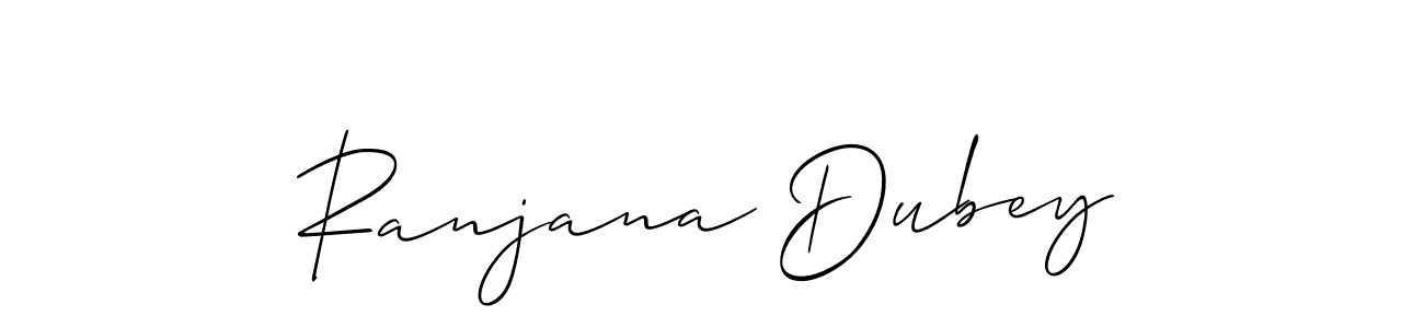 How to make Ranjana Dubey signature? Allison_Script is a professional autograph style. Create handwritten signature for Ranjana Dubey name. Ranjana Dubey signature style 2 images and pictures png