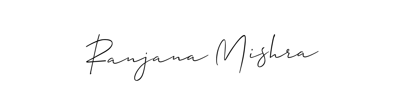 Ranjana Mishra stylish signature style. Best Handwritten Sign (Allison_Script) for my name. Handwritten Signature Collection Ideas for my name Ranjana Mishra. Ranjana Mishra signature style 2 images and pictures png