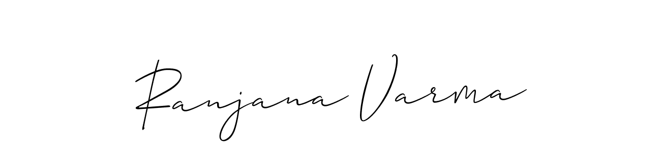 How to Draw Ranjana Varma signature style? Allison_Script is a latest design signature styles for name Ranjana Varma. Ranjana Varma signature style 2 images and pictures png