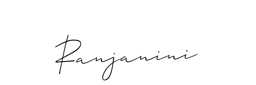 Best and Professional Signature Style for Ranjanini. Allison_Script Best Signature Style Collection. Ranjanini signature style 2 images and pictures png