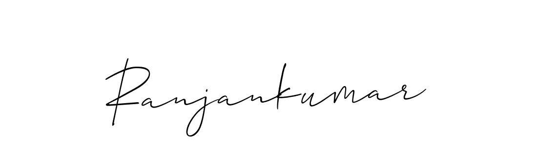 Make a beautiful signature design for name Ranjankumar. With this signature (Allison_Script) style, you can create a handwritten signature for free. Ranjankumar signature style 2 images and pictures png