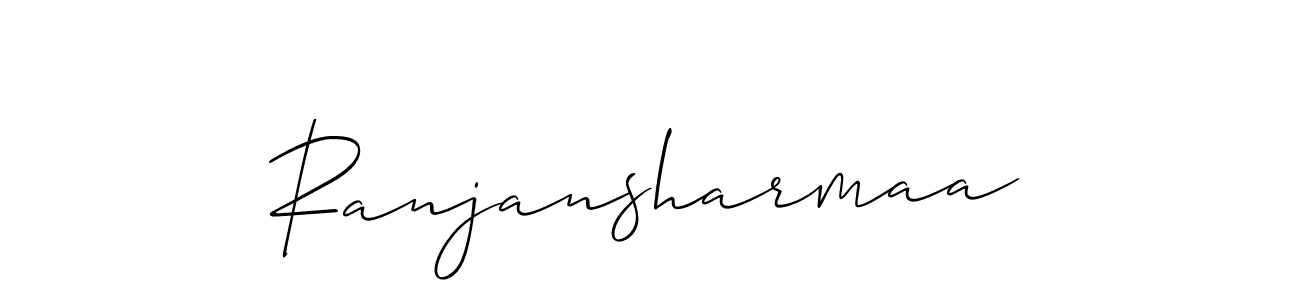 How to make Ranjansharmaa signature? Allison_Script is a professional autograph style. Create handwritten signature for Ranjansharmaa name. Ranjansharmaa signature style 2 images and pictures png