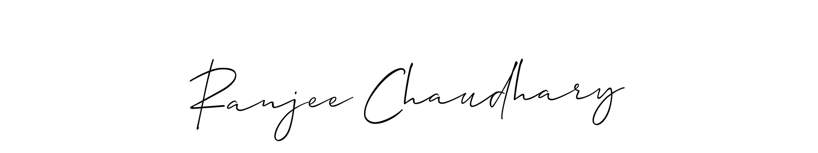 Also You can easily find your signature by using the search form. We will create Ranjee Chaudhary name handwritten signature images for you free of cost using Allison_Script sign style. Ranjee Chaudhary signature style 2 images and pictures png
