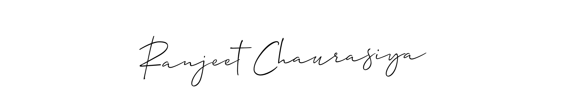 You can use this online signature creator to create a handwritten signature for the name Ranjeet Chaurasiya. This is the best online autograph maker. Ranjeet Chaurasiya signature style 2 images and pictures png
