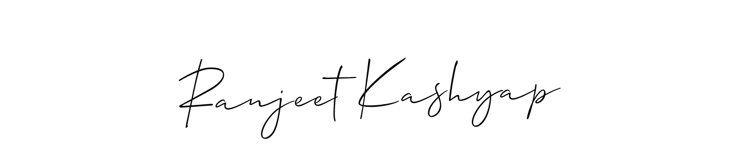 Make a beautiful signature design for name Ranjeet Kashyap. Use this online signature maker to create a handwritten signature for free. Ranjeet Kashyap signature style 2 images and pictures png