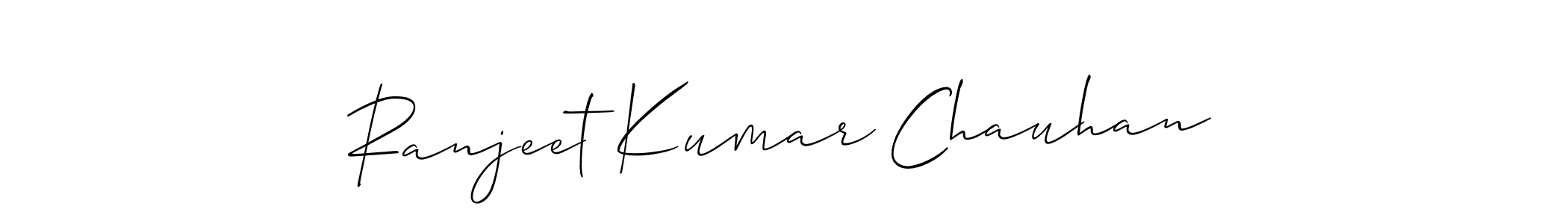 How to Draw Ranjeet Kumar Chauhan signature style? Allison_Script is a latest design signature styles for name Ranjeet Kumar Chauhan. Ranjeet Kumar Chauhan signature style 2 images and pictures png