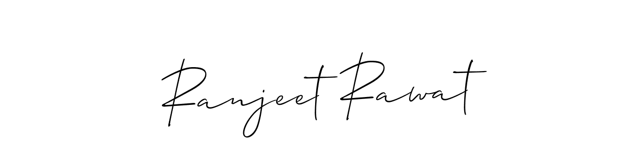 It looks lik you need a new signature style for name Ranjeet Rawat. Design unique handwritten (Allison_Script) signature with our free signature maker in just a few clicks. Ranjeet Rawat signature style 2 images and pictures png