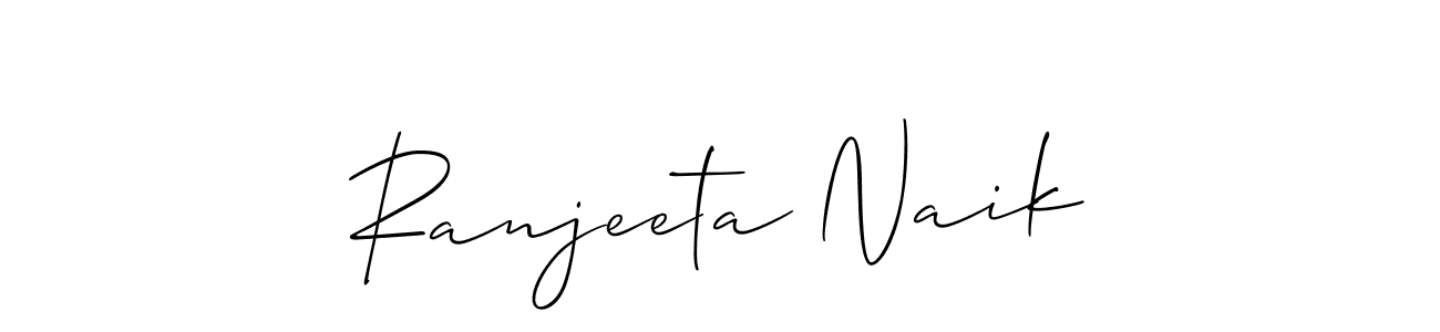 Also You can easily find your signature by using the search form. We will create Ranjeeta Naik name handwritten signature images for you free of cost using Allison_Script sign style. Ranjeeta Naik signature style 2 images and pictures png