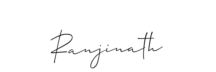 Create a beautiful signature design for name Ranjinath. With this signature (Allison_Script) fonts, you can make a handwritten signature for free. Ranjinath signature style 2 images and pictures png