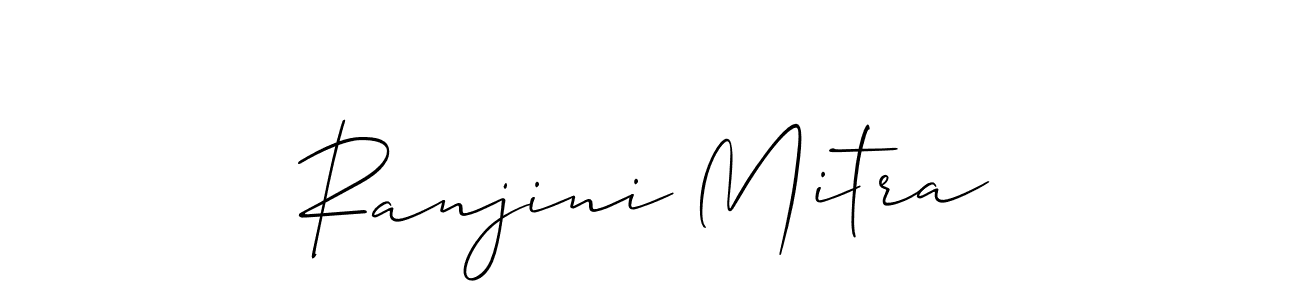 Make a beautiful signature design for name Ranjini Mitra. With this signature (Allison_Script) style, you can create a handwritten signature for free. Ranjini Mitra signature style 2 images and pictures png
