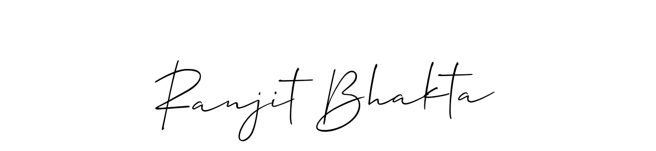 if you are searching for the best signature style for your name Ranjit Bhakta. so please give up your signature search. here we have designed multiple signature styles  using Allison_Script. Ranjit Bhakta signature style 2 images and pictures png