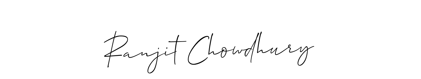 It looks lik you need a new signature style for name Ranjit Chowdhury. Design unique handwritten (Allison_Script) signature with our free signature maker in just a few clicks. Ranjit Chowdhury signature style 2 images and pictures png