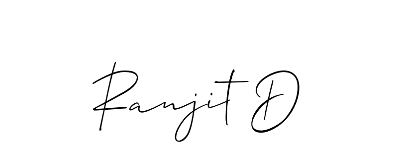 Once you've used our free online signature maker to create your best signature Allison_Script style, it's time to enjoy all of the benefits that Ranjit D name signing documents. Ranjit D signature style 2 images and pictures png