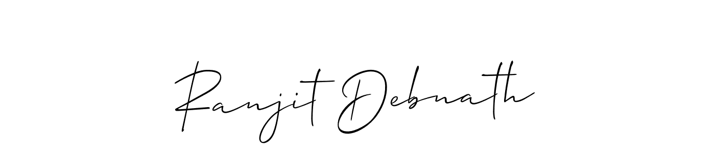Make a beautiful signature design for name Ranjit Debnath. Use this online signature maker to create a handwritten signature for free. Ranjit Debnath signature style 2 images and pictures png
