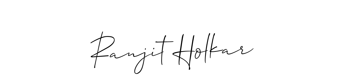 Make a beautiful signature design for name Ranjit Holkar. Use this online signature maker to create a handwritten signature for free. Ranjit Holkar signature style 2 images and pictures png