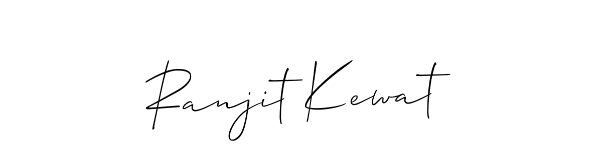 Also we have Ranjit Kewat name is the best signature style. Create professional handwritten signature collection using Allison_Script autograph style. Ranjit Kewat signature style 2 images and pictures png