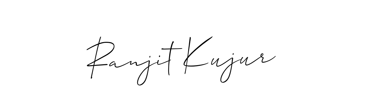 How to make Ranjit Kujur signature? Allison_Script is a professional autograph style. Create handwritten signature for Ranjit Kujur name. Ranjit Kujur signature style 2 images and pictures png