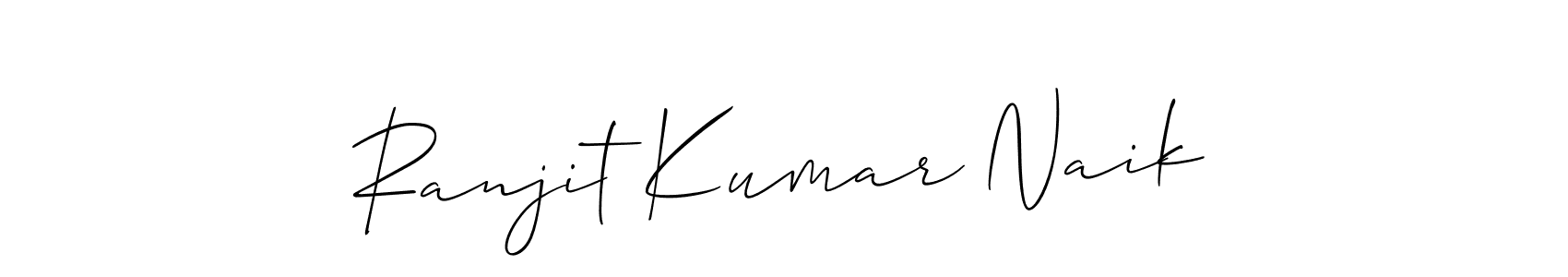 This is the best signature style for the Ranjit Kumar Naik name. Also you like these signature font (Allison_Script). Mix name signature. Ranjit Kumar Naik signature style 2 images and pictures png