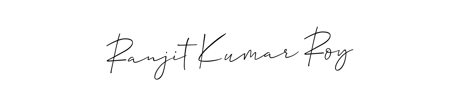 It looks lik you need a new signature style for name Ranjit Kumar Roy. Design unique handwritten (Allison_Script) signature with our free signature maker in just a few clicks. Ranjit Kumar Roy signature style 2 images and pictures png