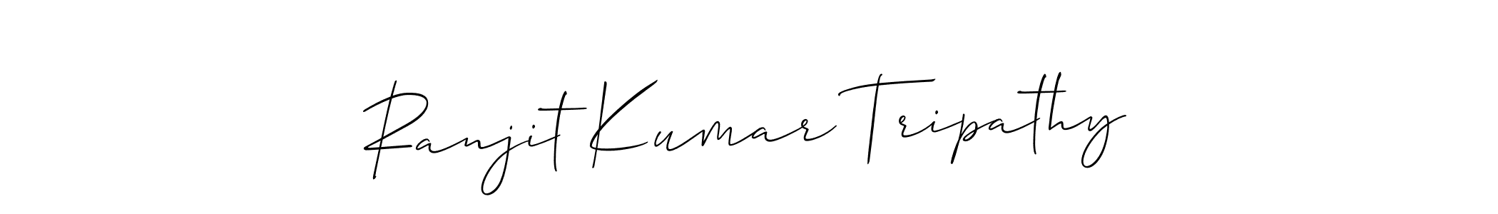 Ranjit Kumar Tripathy stylish signature style. Best Handwritten Sign (Allison_Script) for my name. Handwritten Signature Collection Ideas for my name Ranjit Kumar Tripathy. Ranjit Kumar Tripathy signature style 2 images and pictures png