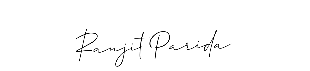 Make a beautiful signature design for name Ranjit Parida. Use this online signature maker to create a handwritten signature for free. Ranjit Parida signature style 2 images and pictures png