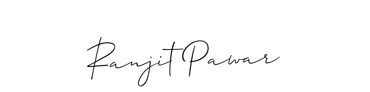 Also we have Ranjit Pawar name is the best signature style. Create professional handwritten signature collection using Allison_Script autograph style. Ranjit Pawar signature style 2 images and pictures png