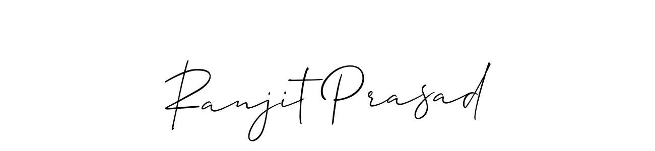 Design your own signature with our free online signature maker. With this signature software, you can create a handwritten (Allison_Script) signature for name Ranjit Prasad. Ranjit Prasad signature style 2 images and pictures png