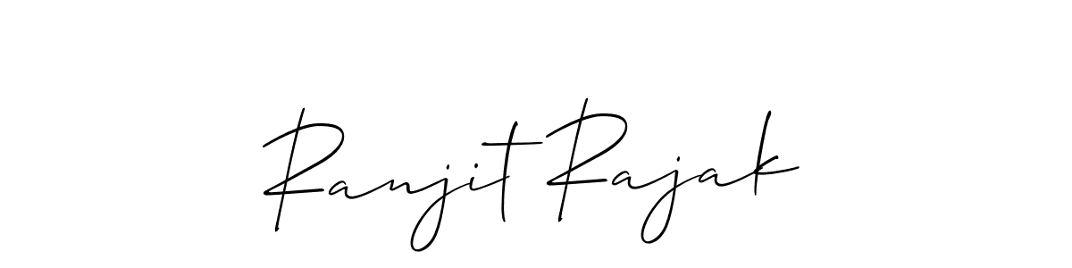 Use a signature maker to create a handwritten signature online. With this signature software, you can design (Allison_Script) your own signature for name Ranjit Rajak. Ranjit Rajak signature style 2 images and pictures png