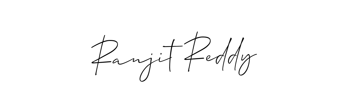 Create a beautiful signature design for name Ranjit Reddy. With this signature (Allison_Script) fonts, you can make a handwritten signature for free. Ranjit Reddy signature style 2 images and pictures png