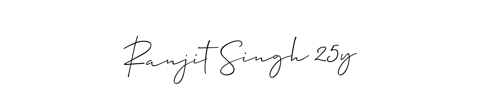 How to make Ranjit Singh 25y signature? Allison_Script is a professional autograph style. Create handwritten signature for Ranjit Singh 25y name. Ranjit Singh 25y signature style 2 images and pictures png