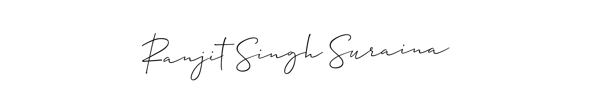 Also You can easily find your signature by using the search form. We will create Ranjit Singh Suraina name handwritten signature images for you free of cost using Allison_Script sign style. Ranjit Singh Suraina signature style 2 images and pictures png