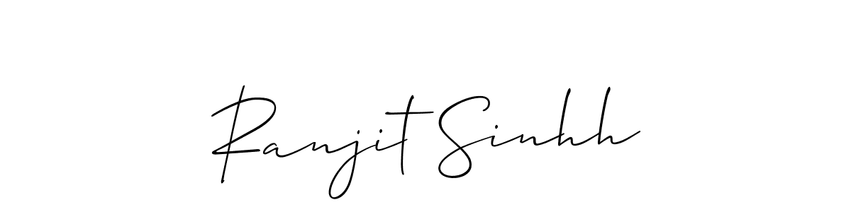 Similarly Allison_Script is the best handwritten signature design. Signature creator online .You can use it as an online autograph creator for name Ranjit Sinhh. Ranjit Sinhh signature style 2 images and pictures png
