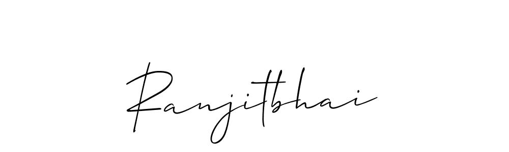 Ranjitbhai stylish signature style. Best Handwritten Sign (Allison_Script) for my name. Handwritten Signature Collection Ideas for my name Ranjitbhai. Ranjitbhai signature style 2 images and pictures png