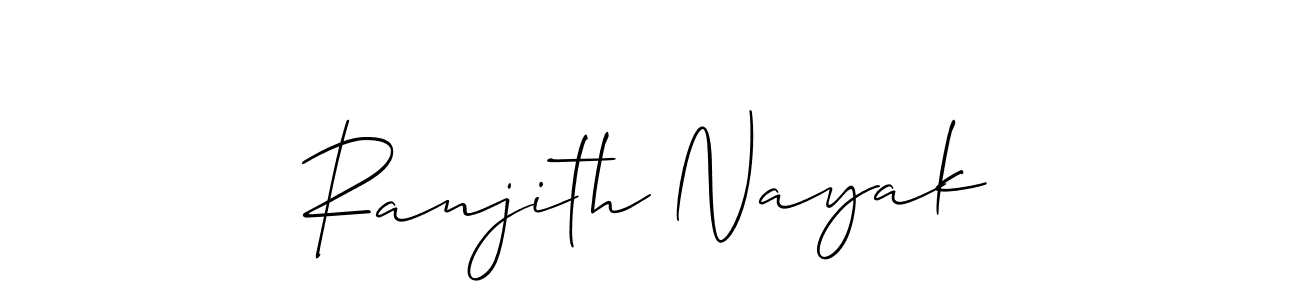 How to Draw Ranjith Nayak signature style? Allison_Script is a latest design signature styles for name Ranjith Nayak. Ranjith Nayak signature style 2 images and pictures png