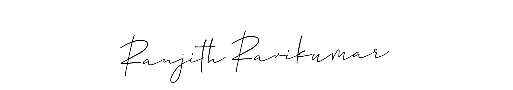 You can use this online signature creator to create a handwritten signature for the name Ranjith Ravikumar. This is the best online autograph maker. Ranjith Ravikumar signature style 2 images and pictures png