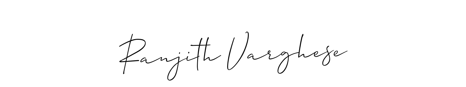 Once you've used our free online signature maker to create your best signature Allison_Script style, it's time to enjoy all of the benefits that Ranjith Varghese name signing documents. Ranjith Varghese signature style 2 images and pictures png