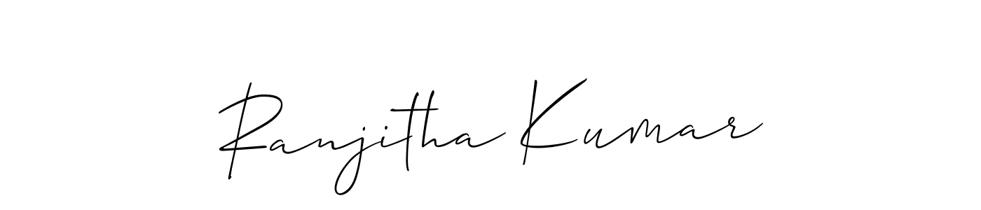 Make a beautiful signature design for name Ranjitha Kumar. Use this online signature maker to create a handwritten signature for free. Ranjitha Kumar signature style 2 images and pictures png