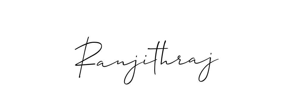 Make a short Ranjithraj signature style. Manage your documents anywhere anytime using Allison_Script. Create and add eSignatures, submit forms, share and send files easily. Ranjithraj signature style 2 images and pictures png
