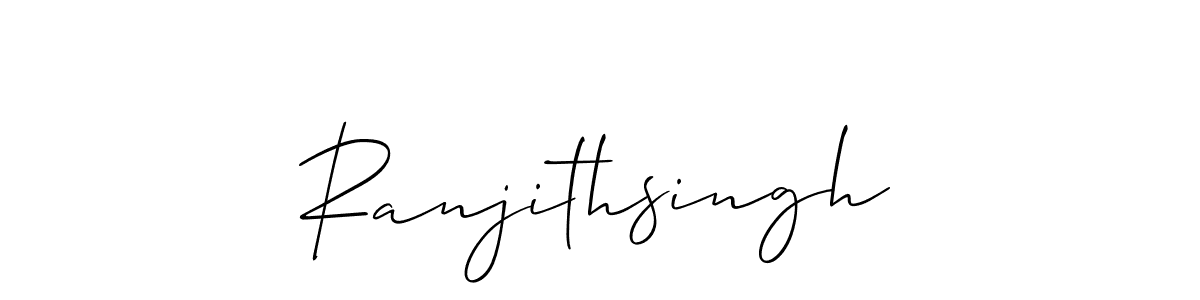 Once you've used our free online signature maker to create your best signature Allison_Script style, it's time to enjoy all of the benefits that Ranjithsingh name signing documents. Ranjithsingh signature style 2 images and pictures png