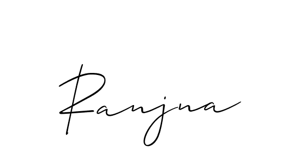 The best way (Allison_Script) to make a short signature is to pick only two or three words in your name. The name Ranjna include a total of six letters. For converting this name. Ranjna signature style 2 images and pictures png