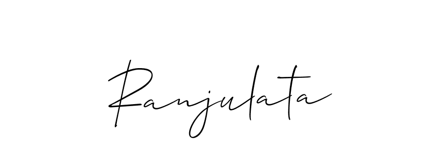 Similarly Allison_Script is the best handwritten signature design. Signature creator online .You can use it as an online autograph creator for name Ranjulata. Ranjulata signature style 2 images and pictures png