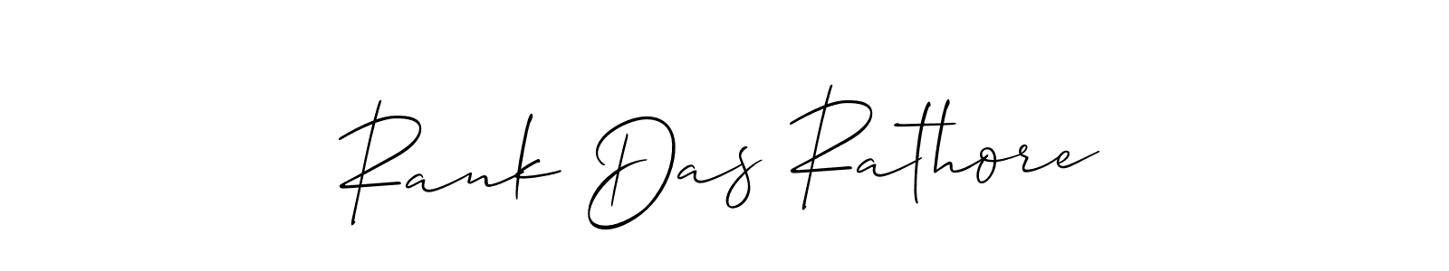 Make a beautiful signature design for name Rank Das Rathore. With this signature (Allison_Script) style, you can create a handwritten signature for free. Rank Das Rathore signature style 2 images and pictures png