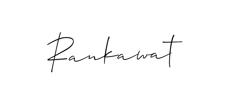 The best way (Allison_Script) to make a short signature is to pick only two or three words in your name. The name Rankawat include a total of six letters. For converting this name. Rankawat signature style 2 images and pictures png