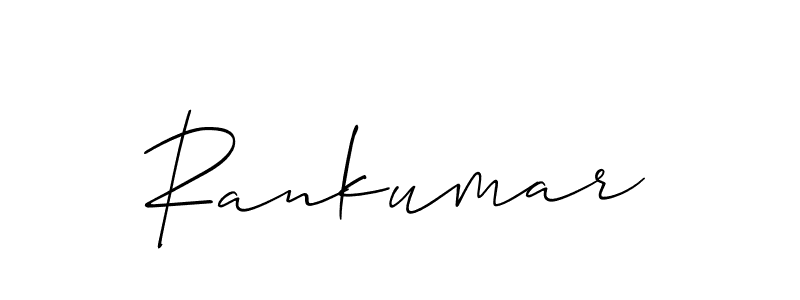 Allison_Script is a professional signature style that is perfect for those who want to add a touch of class to their signature. It is also a great choice for those who want to make their signature more unique. Get Rankumar name to fancy signature for free. Rankumar signature style 2 images and pictures png